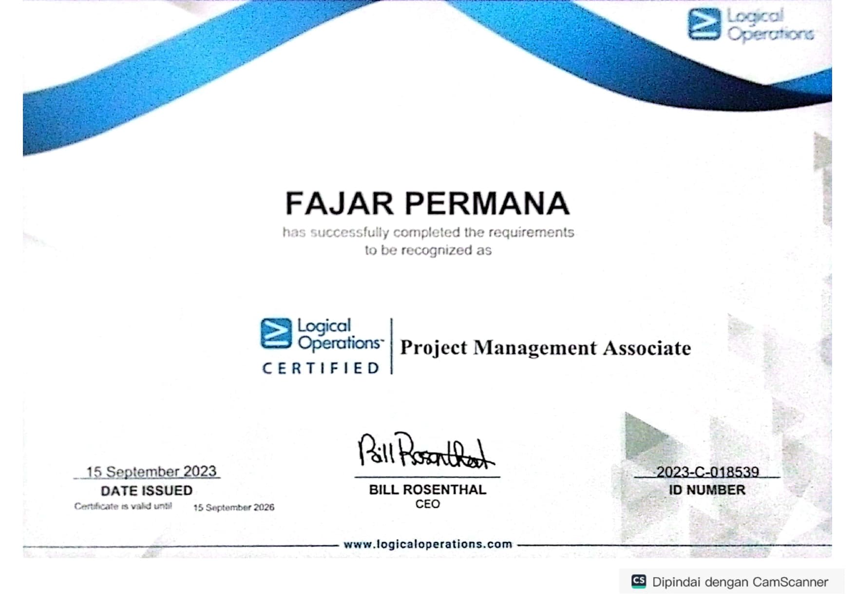 Project Management Associate